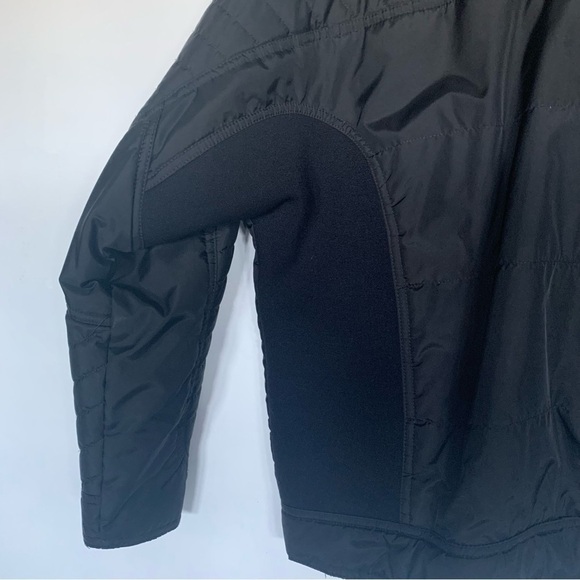 TOMMY HILFIGER Jacket Wind Breaker Sport Coat Moto Jacket Plaid Lined Black S - Picture 8 of 15